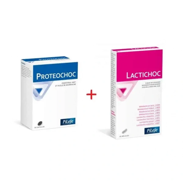 PiLeJe Proteochoc + Lactichoc (Post-COVID Recovery Protocol) 36 + 20 capsules